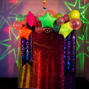 Neon Glow Birthday Photo Booth